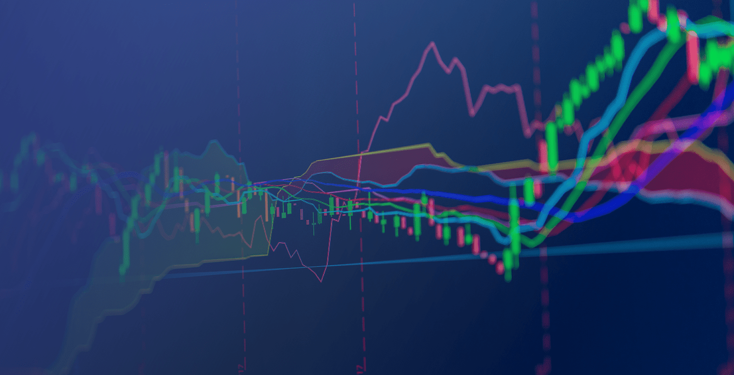 Futuristic trading dashboard